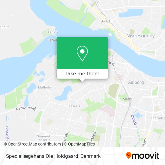 Speciallægehans Ole Holdgaard map