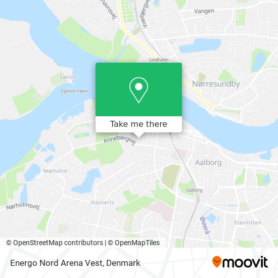 Energo Nord Arena Vest map