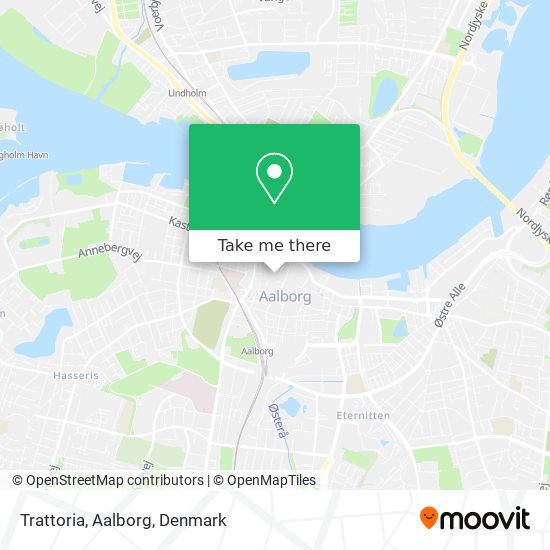Trattoria, Aalborg map