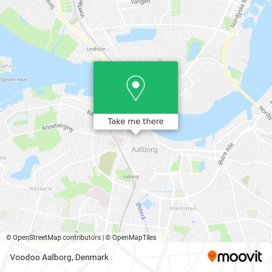 Voodoo Aalborg map