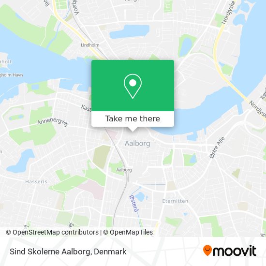 Sind Skolerne Aalborg map