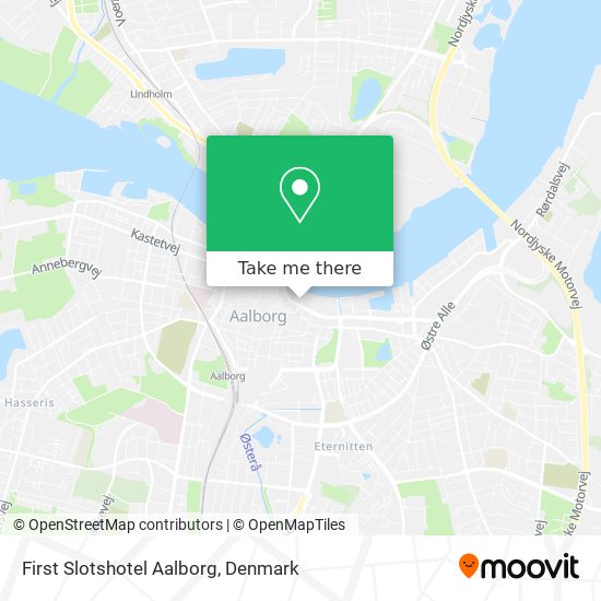 First Slotshotel Aalborg map