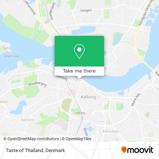 Taste of Thailand map