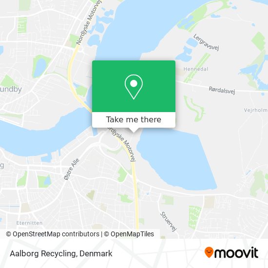 Aalborg Recycling map