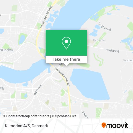 Klimodan A/S map