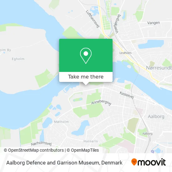 Aalborg Defence and Garrison Museum map