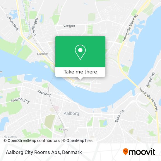 Aalborg City Rooms Aps map
