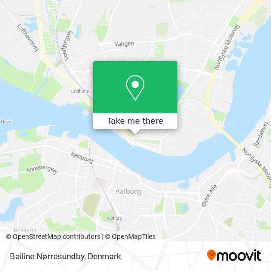 Bailine Nørresundby map