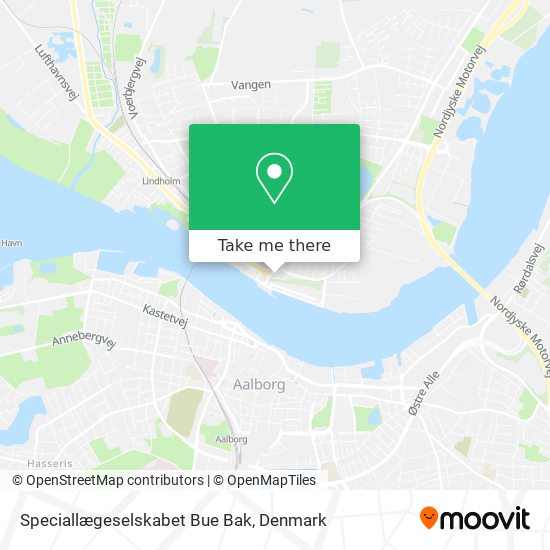 Speciallægeselskabet Bue Bak map