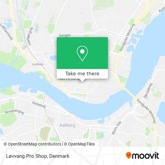 Løvvang Pro Shop map