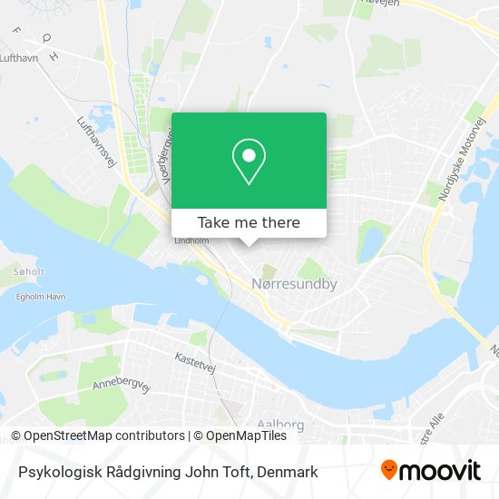 Psykologisk Rådgivning John Toft map