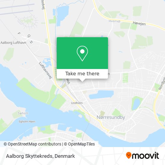 Aalborg Skyttekreds map