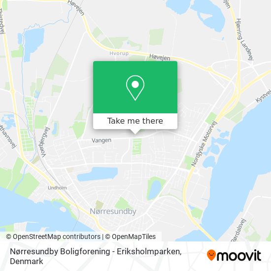 Nørresundby Boligforening - Eriksholmparken map