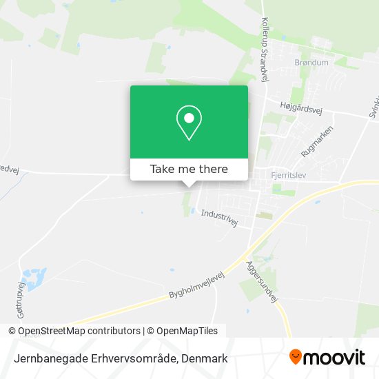 Jernbanegade Erhvervsområde map