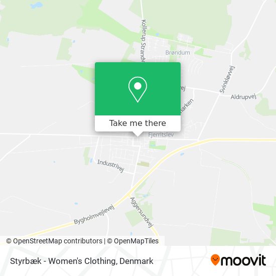 Styrbæk - Women's Clothing map