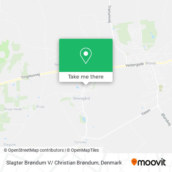 Slagter Brøndum V/ Christian Brøndum map