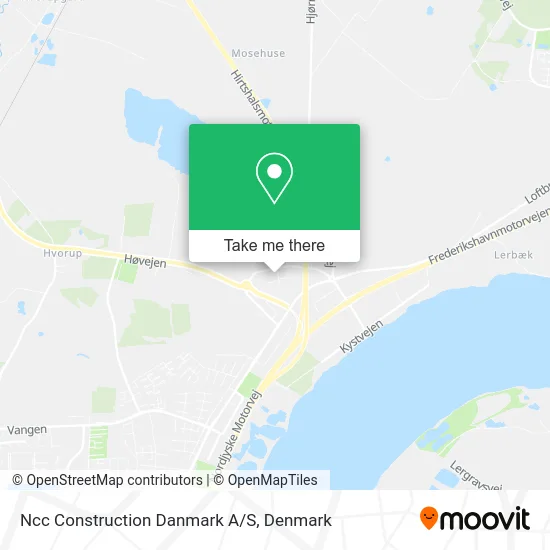 Ncc Construction Danmark A/S map