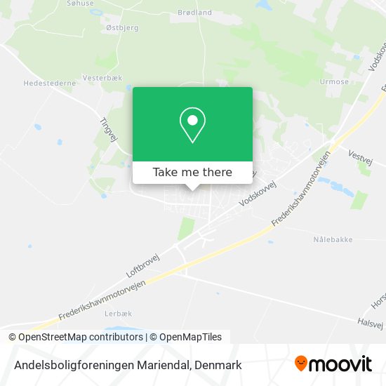 Andelsboligforeningen Mariendal map