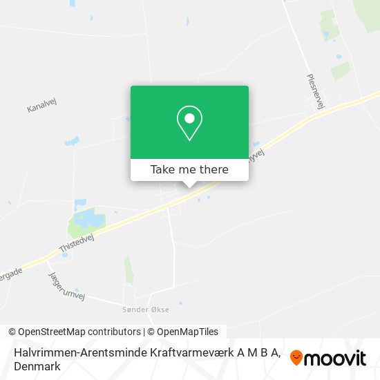 Halvrimmen-Arentsminde Kraftvarmeværk A M B A map