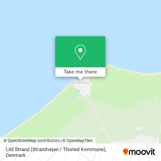 Lild Strand (Strandvejen / Thisted Kommune) map