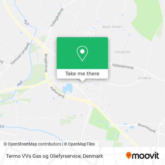 Termo VVs Gas og Oliefyrservice map