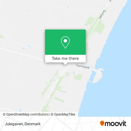 Julegaven map