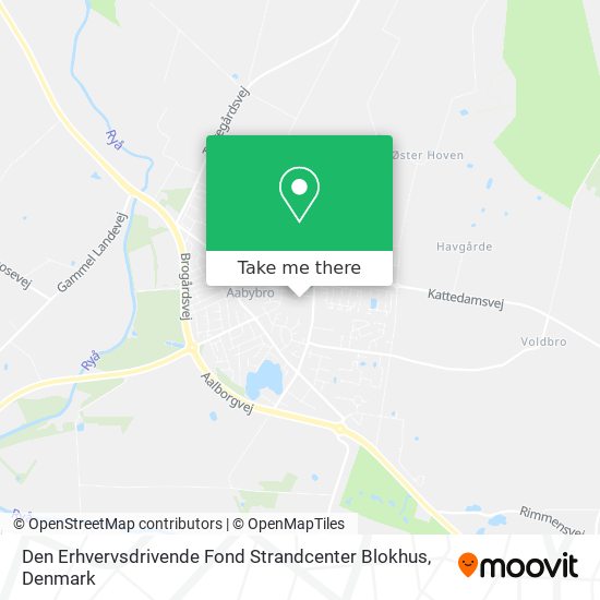 Den Erhvervsdrivende Fond Strandcenter Blokhus map