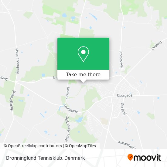 Dronninglund Tennisklub map