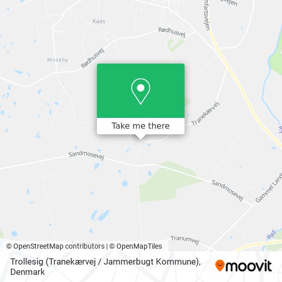 Trollesig (Tranekærvej / Jammerbugt Kommune) map