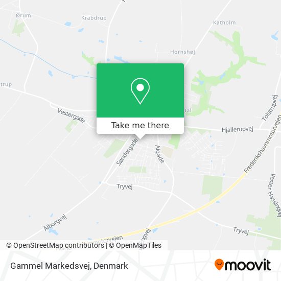 Gammel Markedsvej map