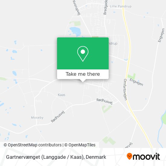 Gartnervænget (Langgade / Kaas) map