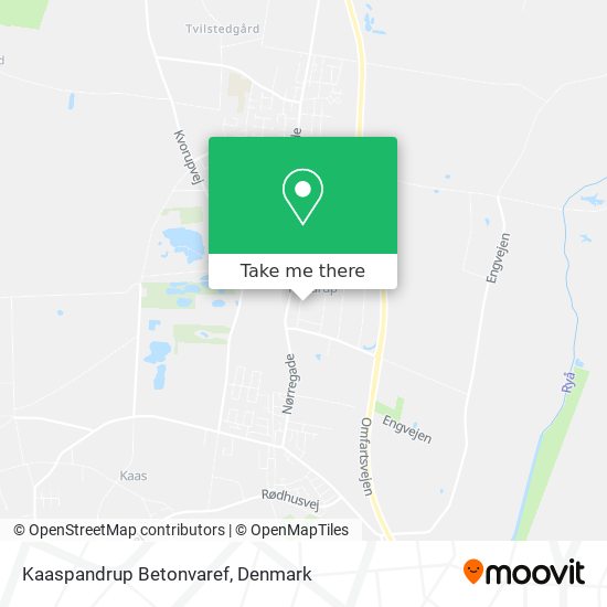 Kaaspandrup Betonvaref map