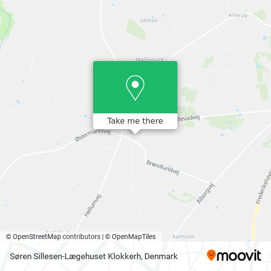 Søren Sillesen-Lægehuset Klokkerh map