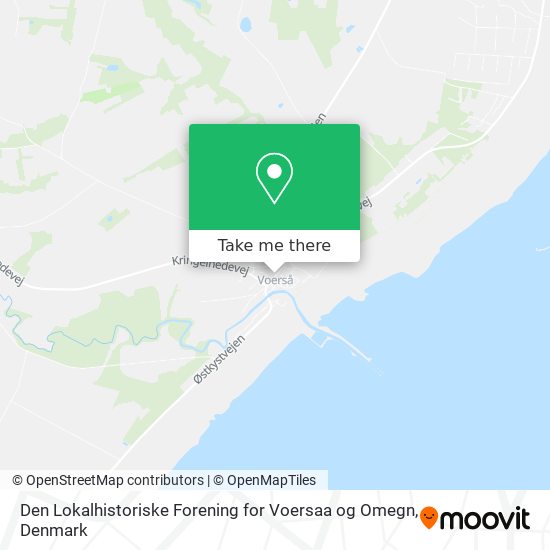 Den Lokalhistoriske Forening for Voersaa og Omegn map