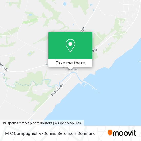 M C Compagniet V / Dennis Sørensen map