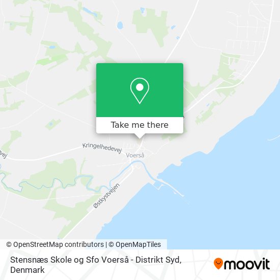 Stensnæs Skole og Sfo Voerså - Distrikt Syd map