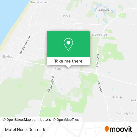 Motel Hune map