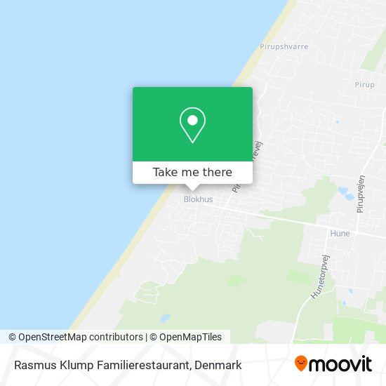 Rasmus Klump Familierestaurant map