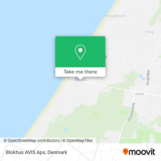 Blokhus AVIS Aps map