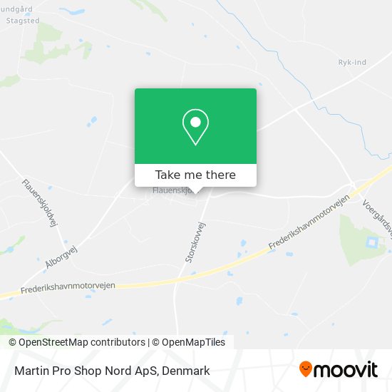 Martin Pro Shop Nord ApS map