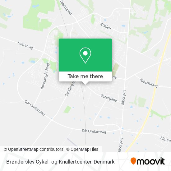 Brønderslev Cykel- og Knallertcenter map