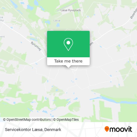 Servicekontor Læsø map