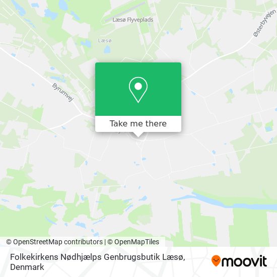Folkekirkens Nødhjælps Genbrugsbutik Læsø map