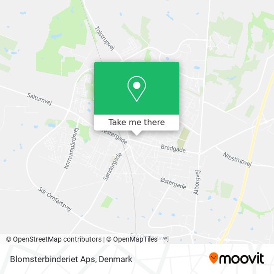 Blomsterbinderiet Aps map