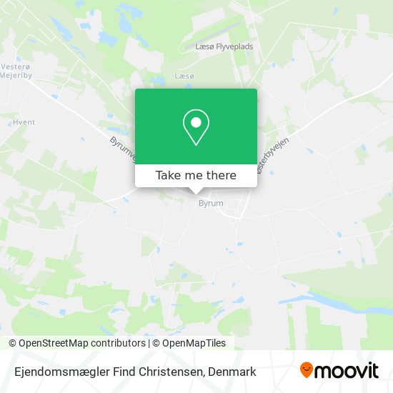 Ejendomsmægler Find Christensen map