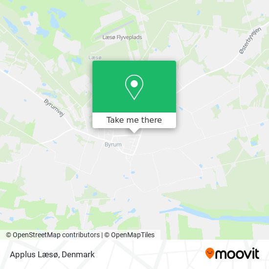 Applus Læsø map