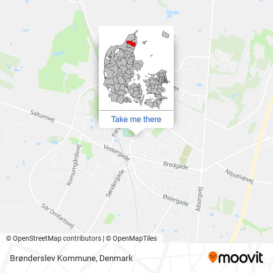 Brønderslev Kommune map