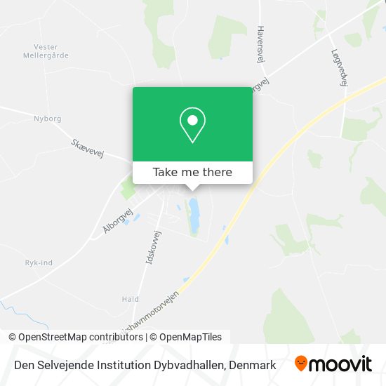 Den Selvejende Institution Dybvadhallen map