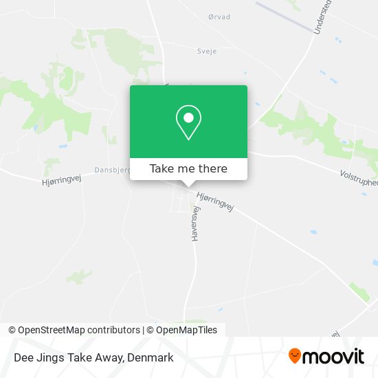 Dee Jings Take Away map