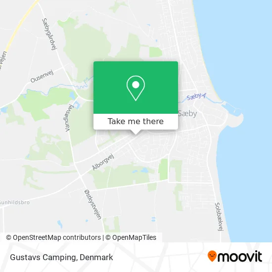 Gustavs Camping map
